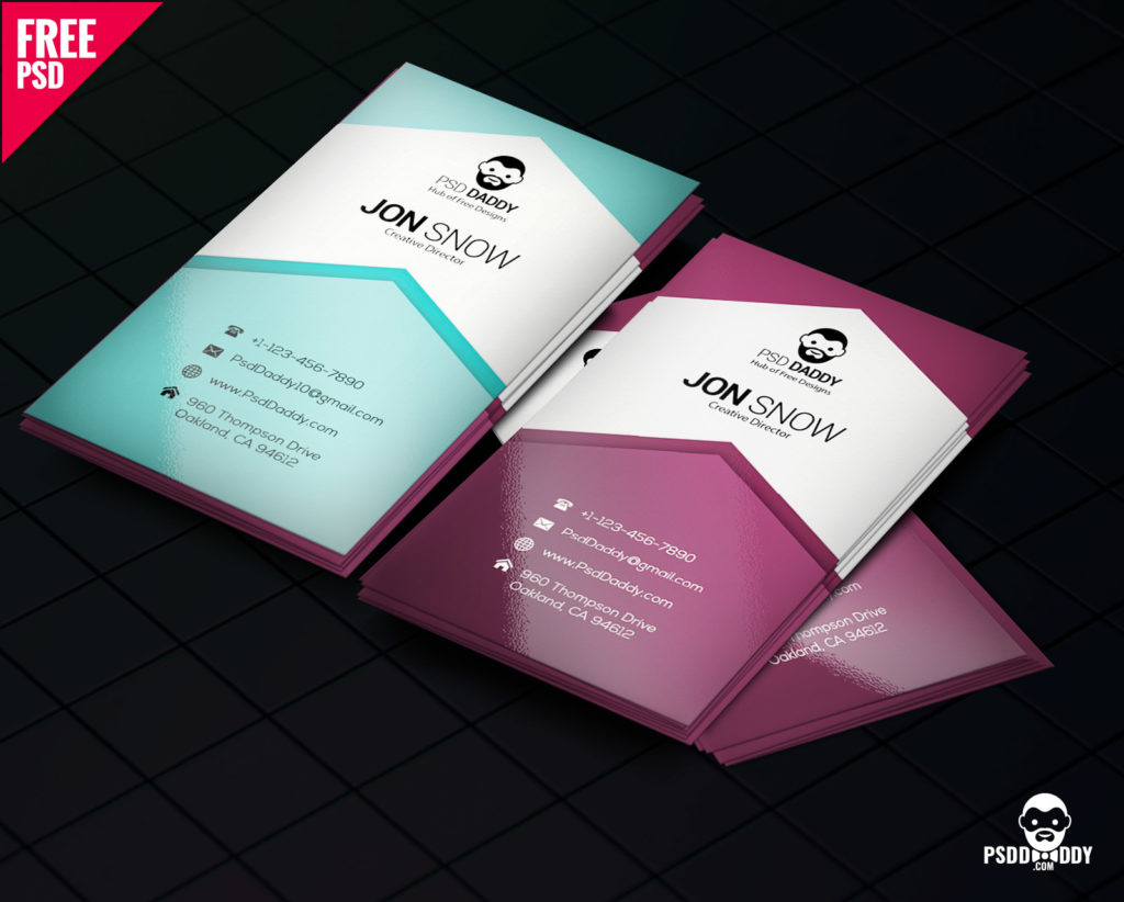 Creative Business Card PSD Free Download