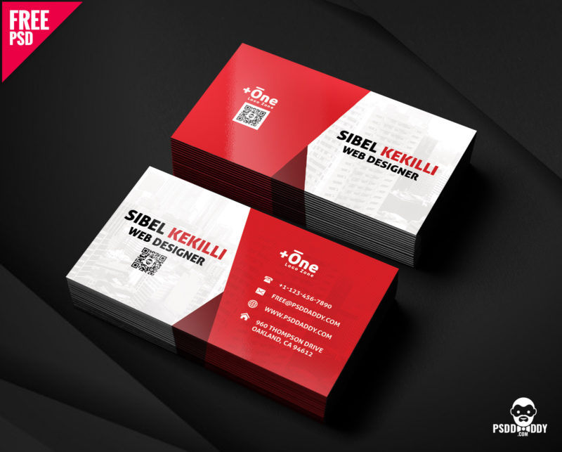 Free Corporate Business Card PSD