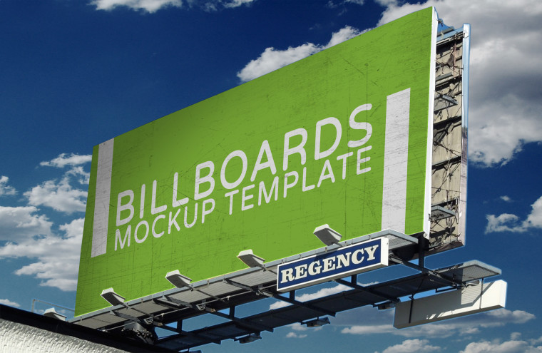 Download Free Free Billboard Mockup Psd Download Psddaddy Com