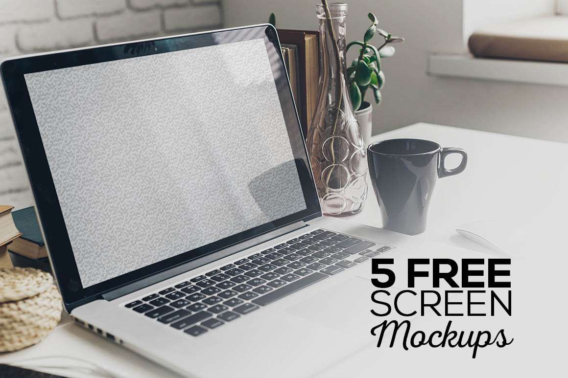 5 Free Screen Mock-ups