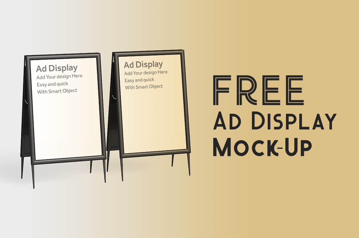 Ad Display - Free Mock-up