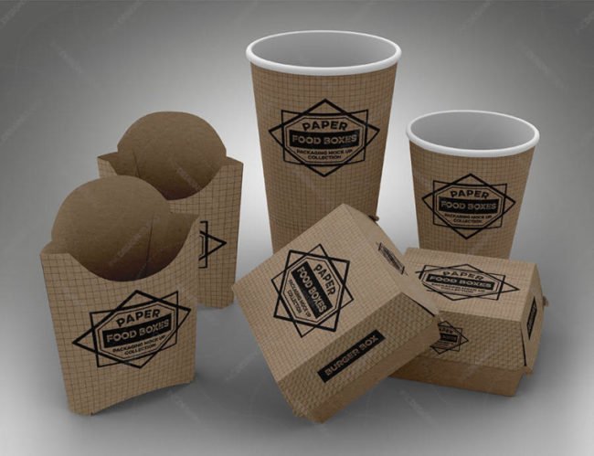 Free Food Box Packaging MockUp Download | PsdDaddy.com