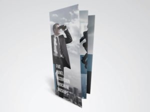 Five Panel Brochure Mockups