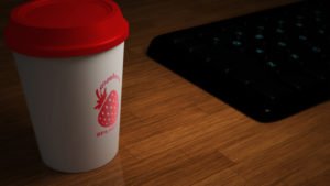 Free Paper Glass Mockup