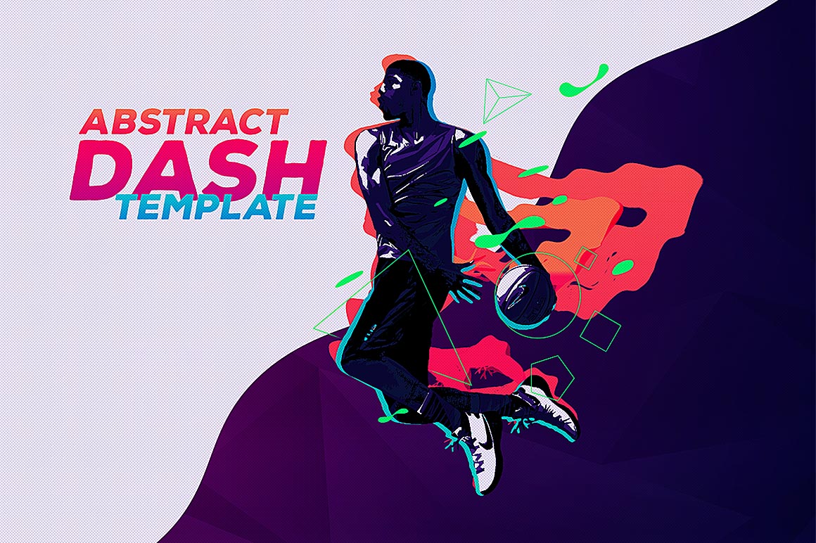 Abstract Dash Effect