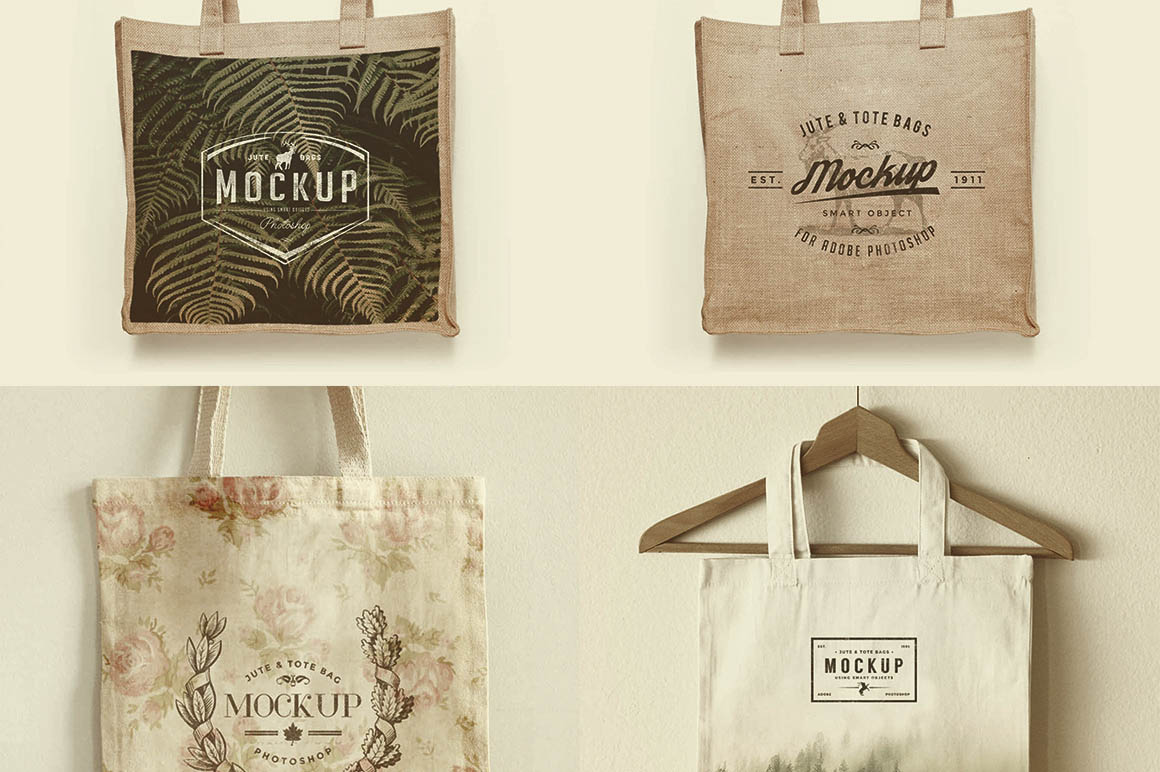 3 Free Bag Mock-up Templates