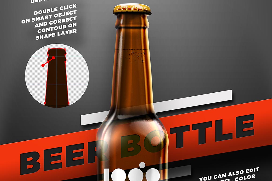 Beer Bottle Mock-up