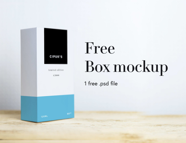 Download Free CIPUK'S Box Mockup Freebie Download | PsdDaddy.com