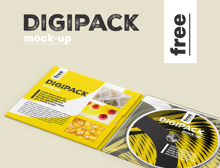 Free Digipack Mockup Bundle