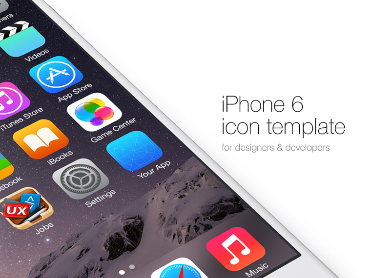 iPhone 6 Icon Template