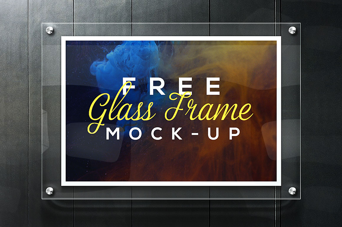 Free Glass Frame Mock-up