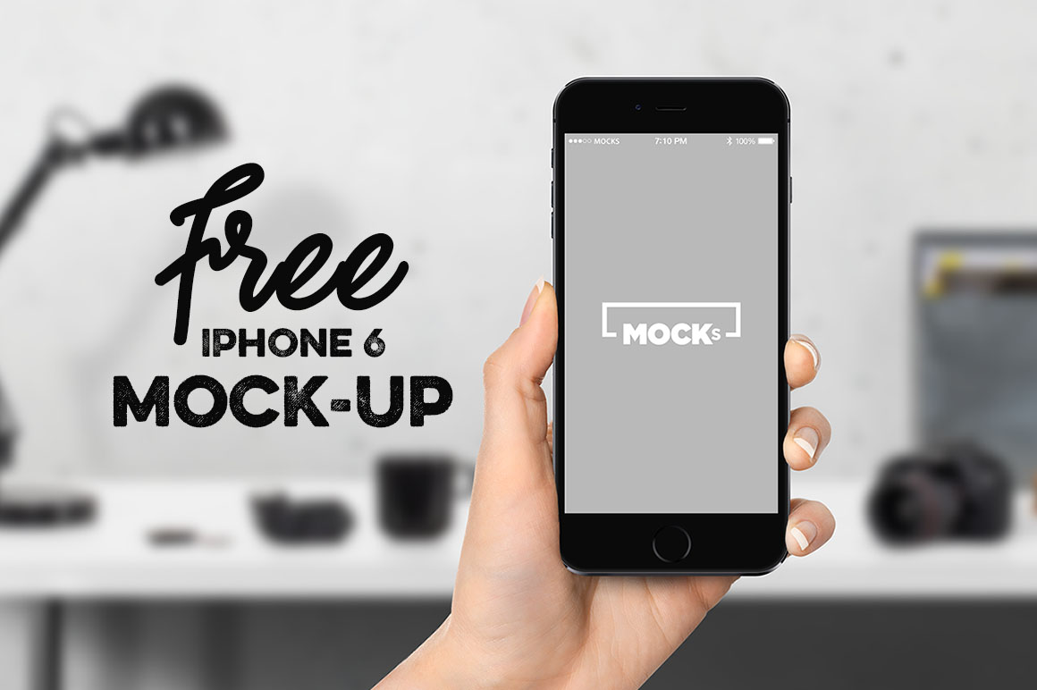 iPhone 6 Desktop - Free Mockup