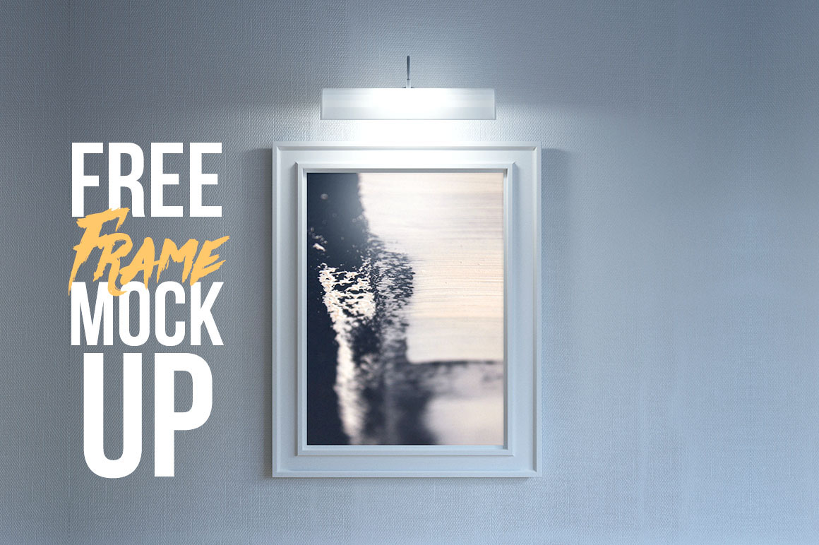 Frame With Light - Free Mock-up