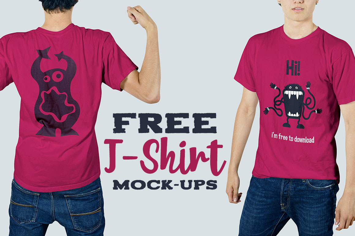 Free T-shirt Mock-up Templates