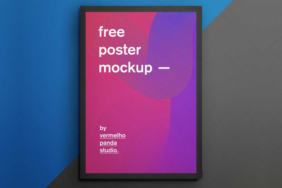 Free Poster Mock-up Template