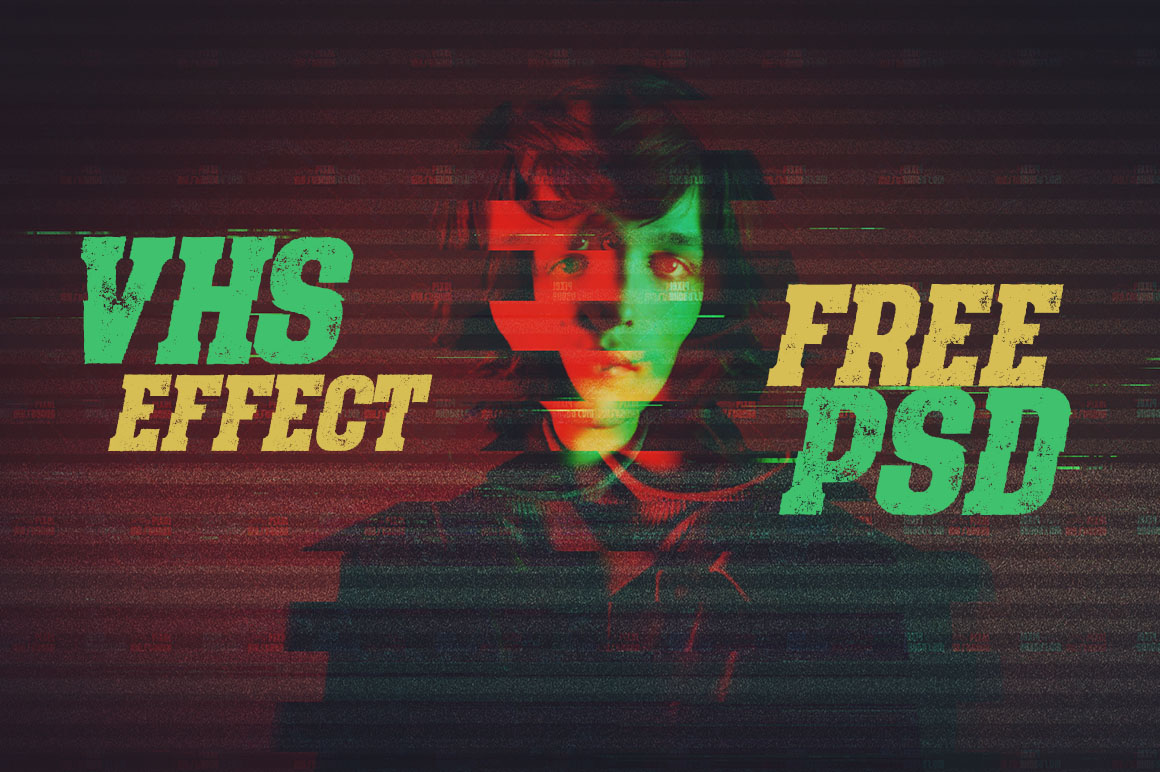 VHS Effect - PSD Template