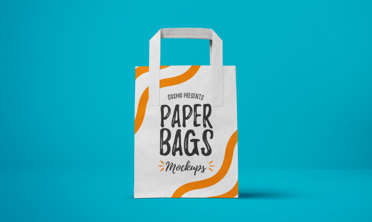 Paper Bag Mockup Freebie
