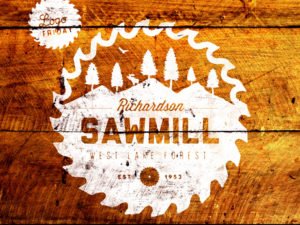 Vintage Sawmill Badge