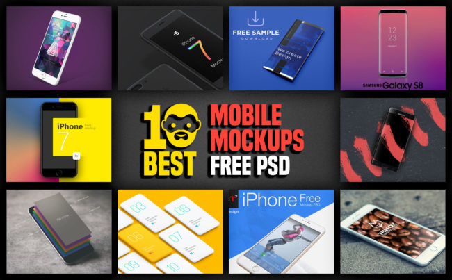 10 Best Mobile Mockups Free PSD | PsdDaddy.com