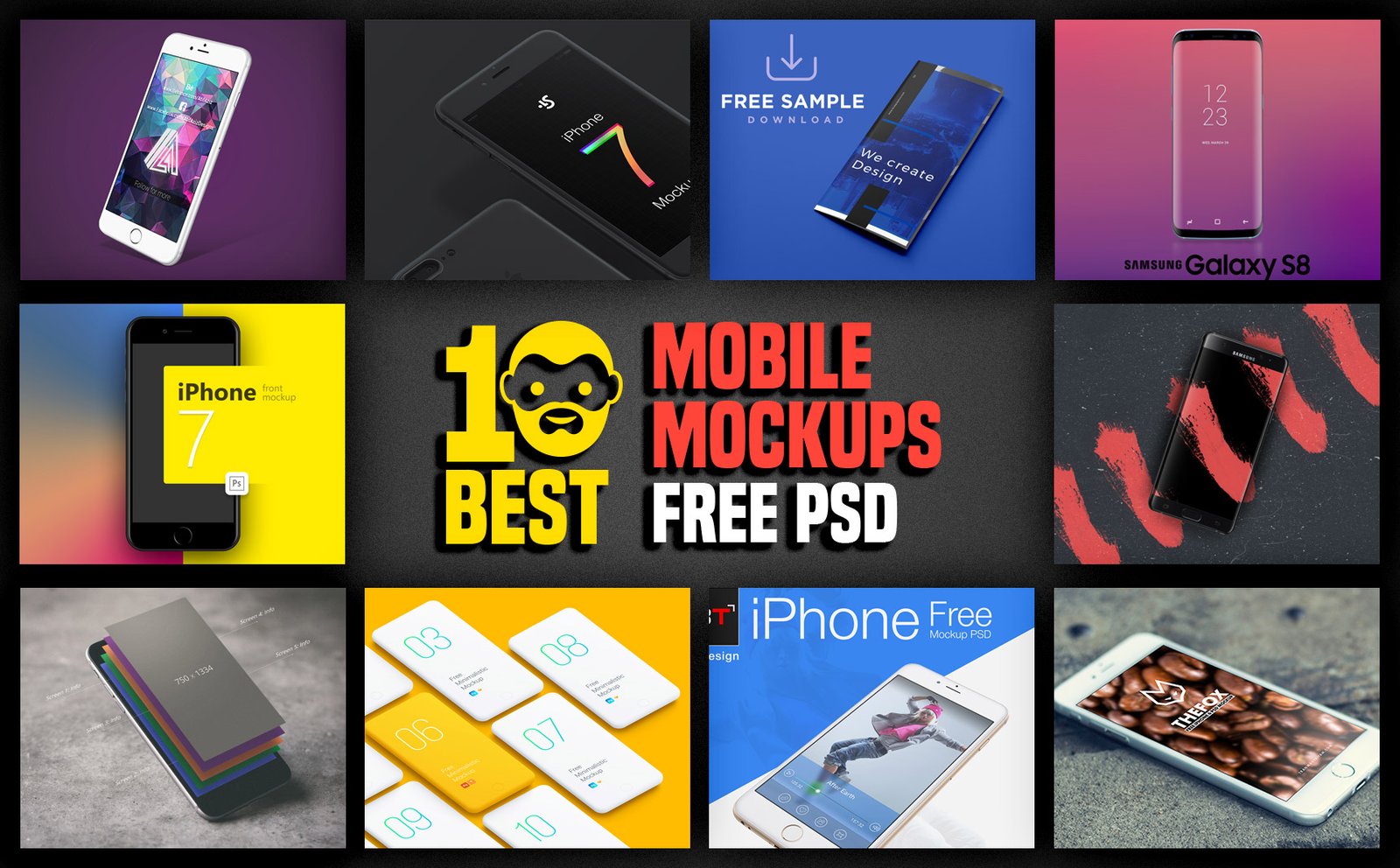 Download 10 Best Mobile Mockups Free Psd Psddaddy Com