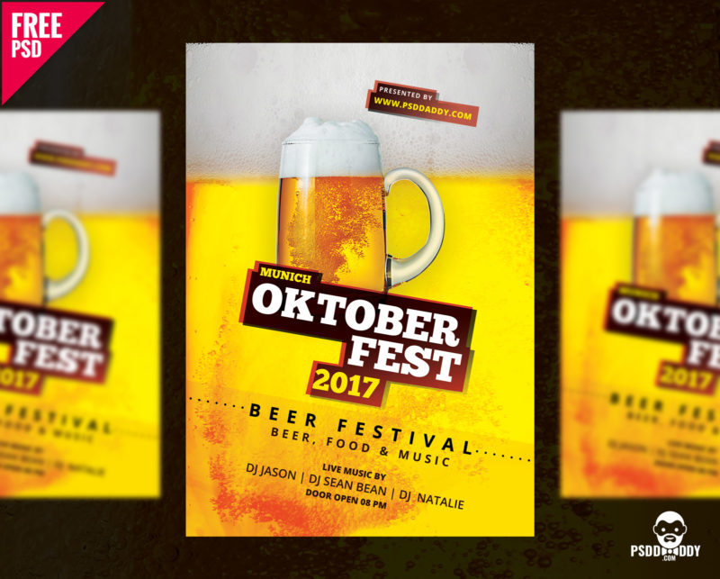 Oktoberfest Drinking Buddies Banner Vector Download