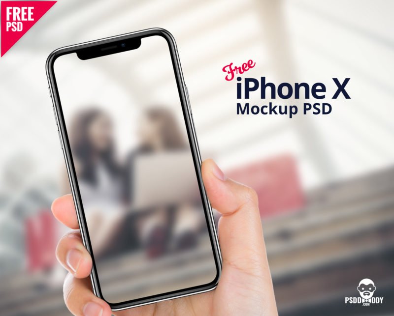 Download Download Iphone X In Hand Mockup Psd Psddaddy Com