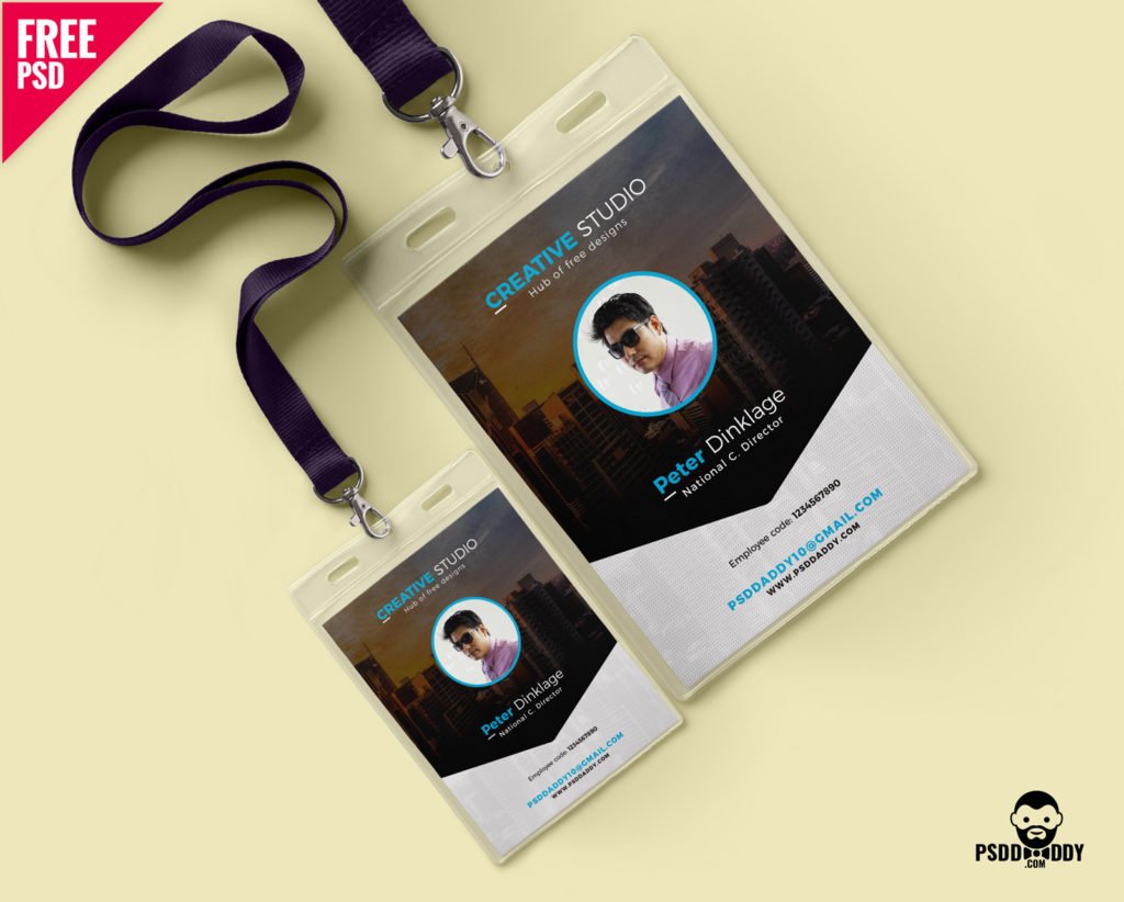 Free Office Identity Card PSD – PsdDaddy.com