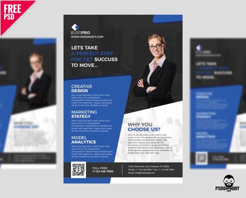 Download Download Business Flyer Template Free Psd Psddaddy Com