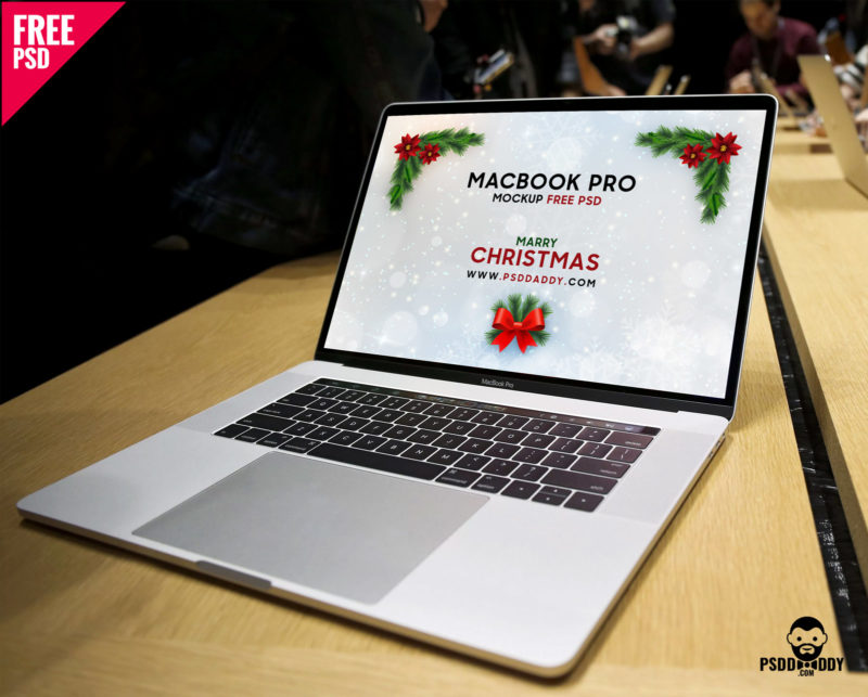 Download Download Macbook Pro Mockup Free PSD | PsdDaddy.com PSD Mockup Templates