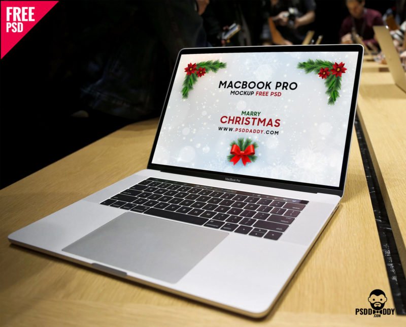 Download Download Macbook Pro Mockup Free PSD | PsdDaddy.com