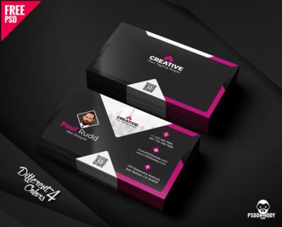 Free Business Card Design Templates Set | PsdDaddy.com