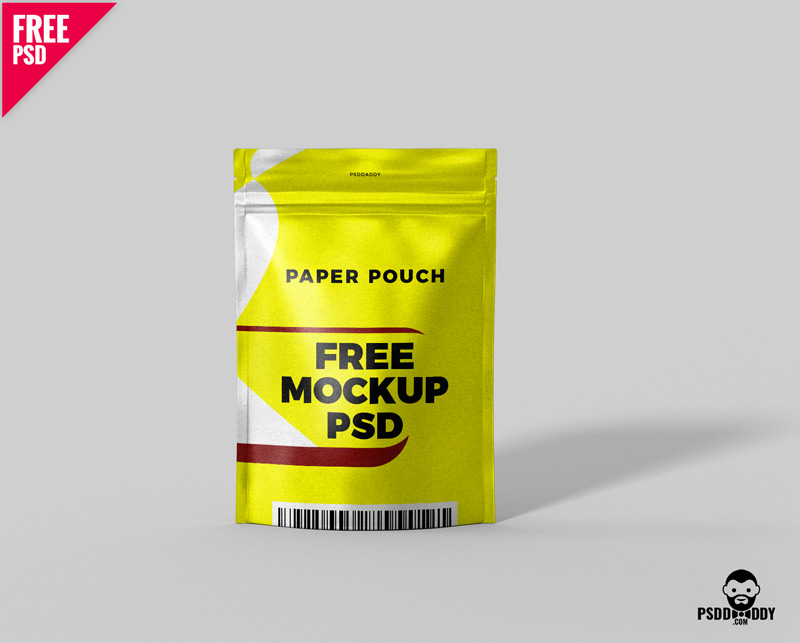 Download Free Paper Pouch Free Mockup Psd Psddaddy Com PSD Mockup Templates