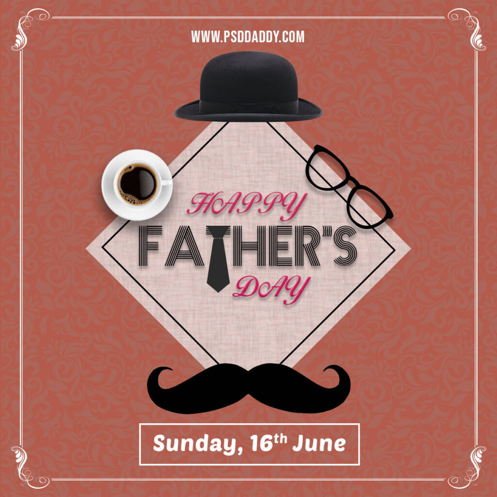 dad,father,father's day,father's day flyer,father's day psd,social media post,father's day social media post.flyer