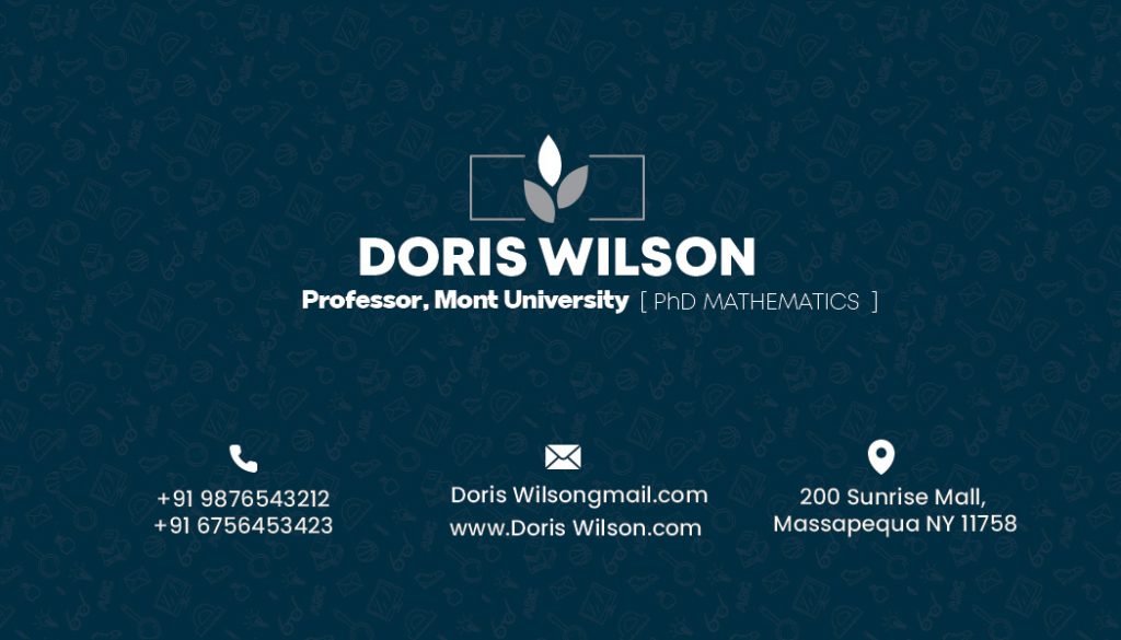Professor Business Card