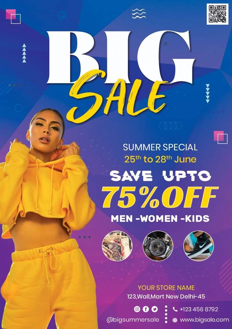 BIG SALE FLYER | PsdDaddy.com